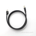 M12 Connector to RJ45/8P8C Industrial Ethernet CAT6A Cable